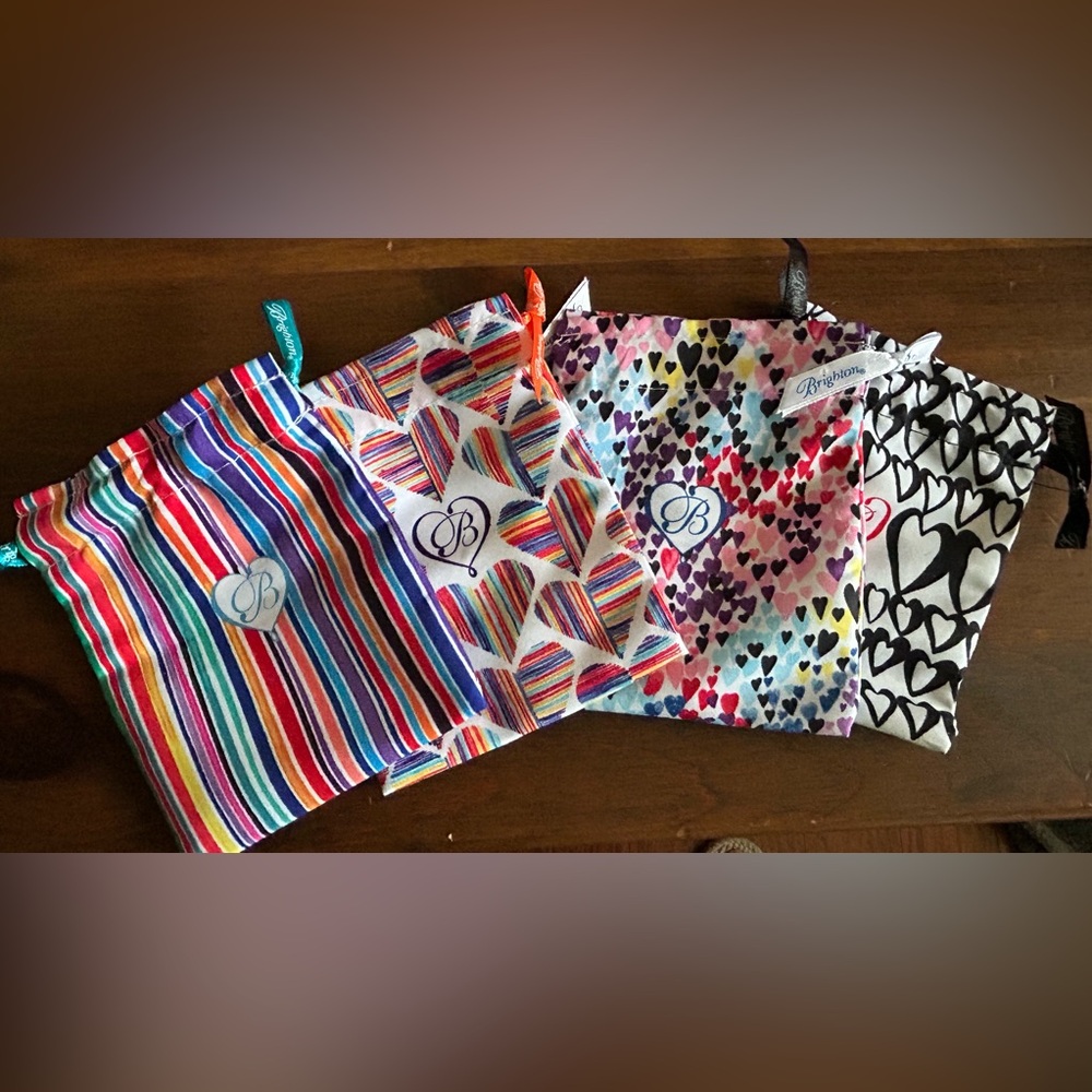4 Brighton jewelry  dust bags